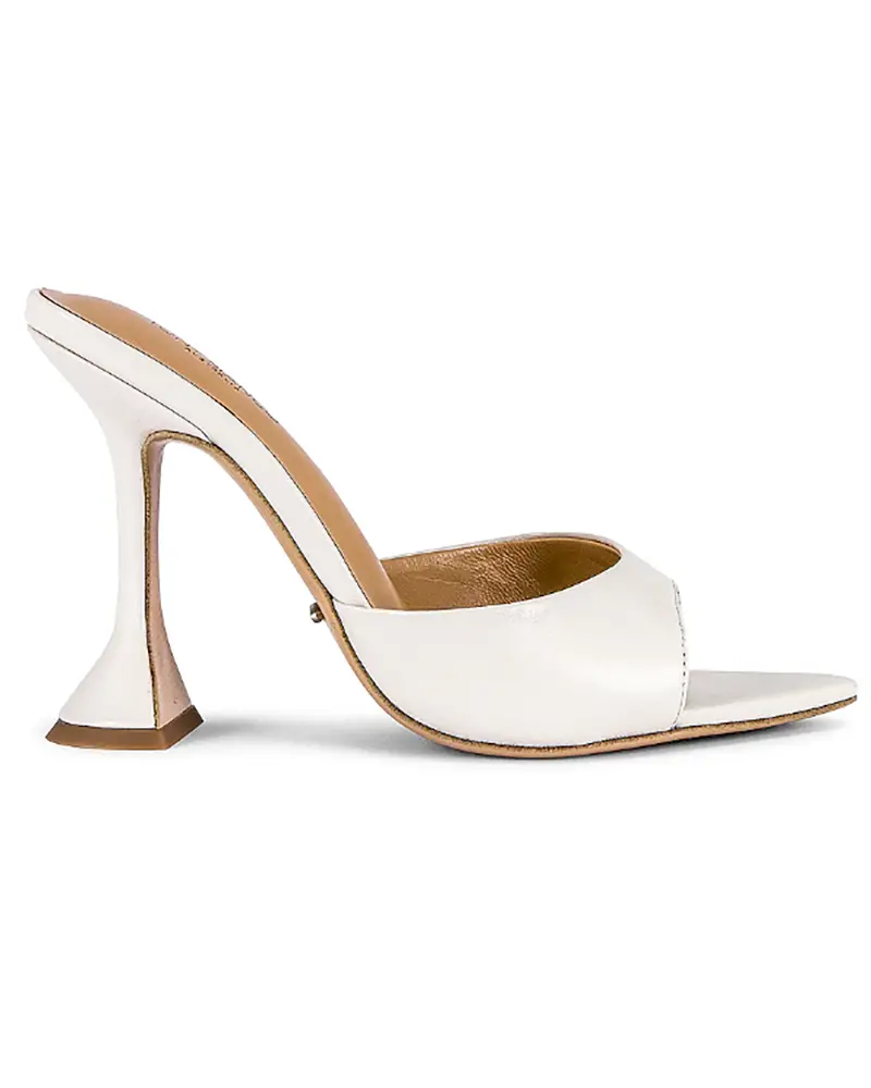 comfortable wedding guest shoes white mules