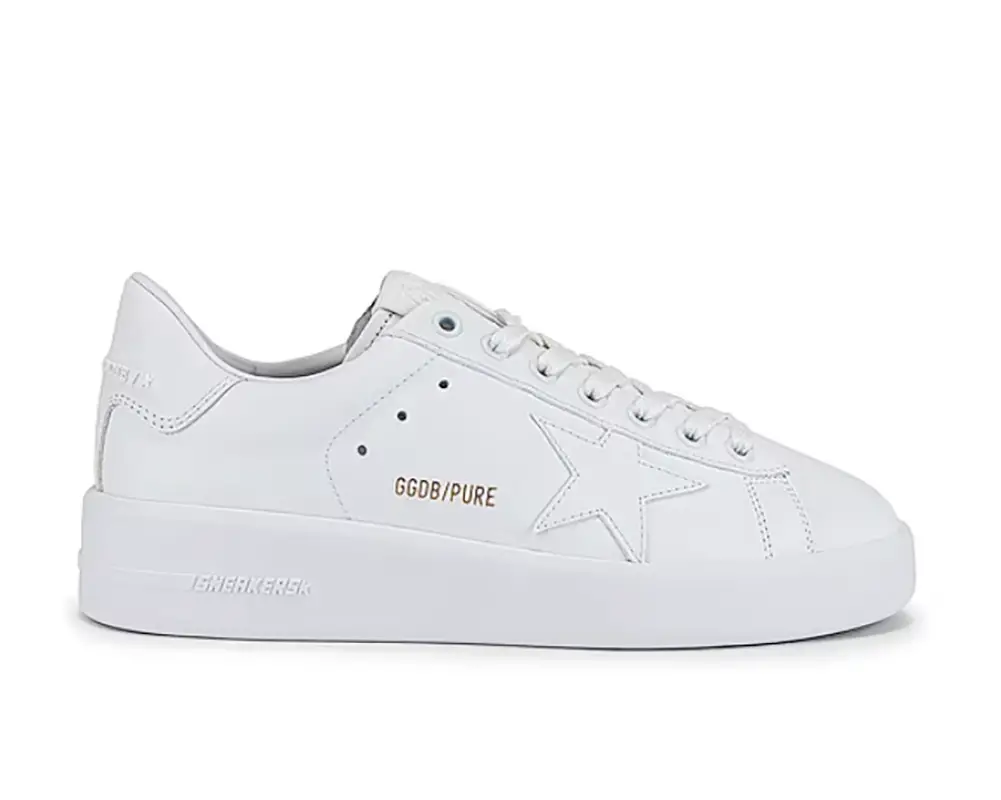 golden goose expensive sneakers white pure star